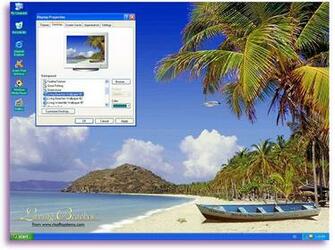 Living Beaches Animated Wallpaper Sunset At The Beach