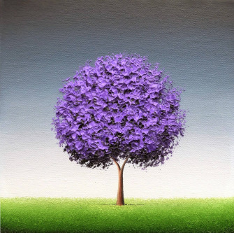Purple Tree Wallpaper