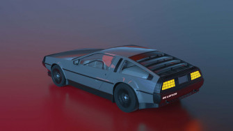 Delorean 4k Wallpaper