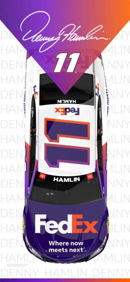 Top Of Denny Hamlin S Car Wallpaper
