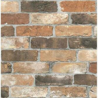 Rustic Orange Reclaimed Bricks Wallpaper By A Streets Prints