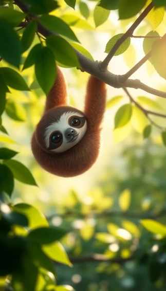 Baby Sloth Wallpaper