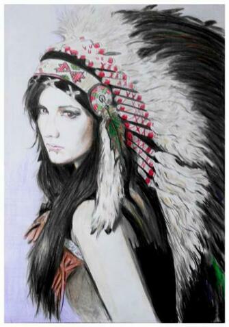 Native American Girl By Mychemplan