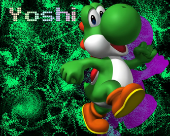 Yoshi Wallpaper By Stripeddemon