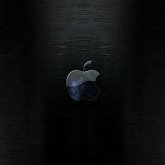 Dark Apple Logo iPad Wallpaper