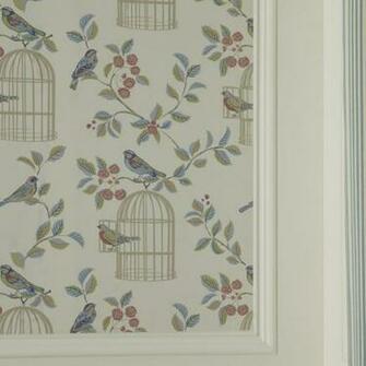 Iliv Shabby Chic Song Bird Wallpaper Country Cottage Decorating P