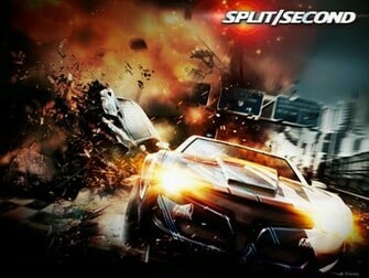 Split Second Action Racing Race Video Game Arcade Splitsecond Velocity