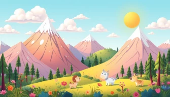 Aesthetic Cartoon Image Wallpaper