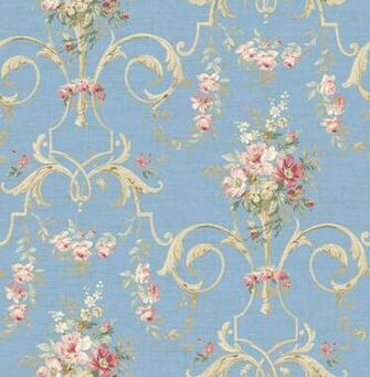 Wallquest French Linen Collection Cottage Style