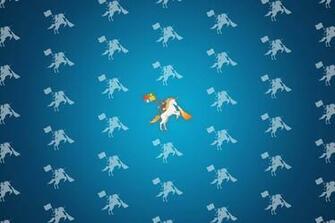 Ninja Cat Riding A Unicorn Wallpaper