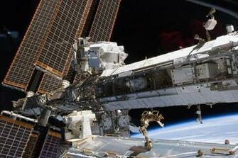 Outer Space Station Iss Na