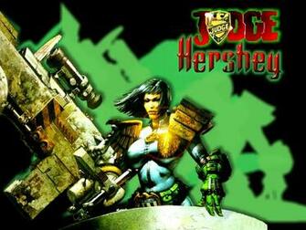 2000ad Wallpaper Where The Series Is Judge Hershey