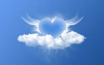 Flying Hearts Wallpaper Desktop