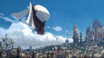 Arcane Aerial Piltover City Wallpaper