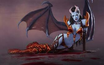 Queen Of Pain Desktop Wallpaper HD Dota