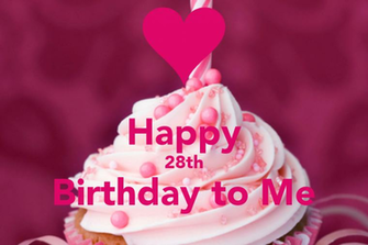 Happy 28th BirtHDay To Me Keep Calm And Carry On Image Generator