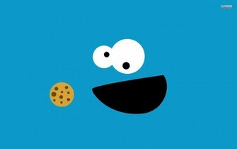 Cookie Monster Wallpaper Minimalistic