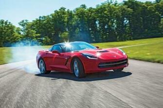 Name Chevrolet Corvette Stingray Z51 Burnout Wallpaper