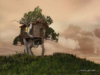 Hq Tree House Wallpaper