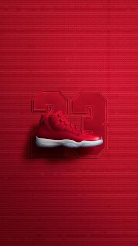 Red Jordan Wallpaper On