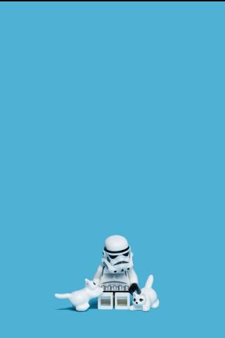 Man Had A Cat Lego Stormtrooper Wallpaper