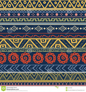 Tribal Pattern Wallpaper On