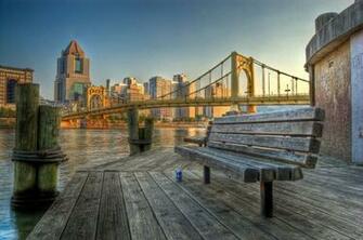 And The Skyline Of City Pittsburgh Rise In Background
