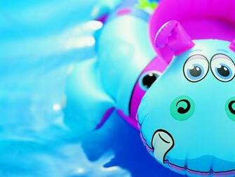 Summer Signs Iconic Still Life Fun Inflatable Hippo