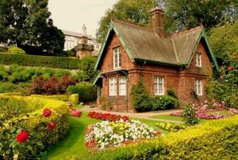 Amazing English Cottage Wallpaper On Home Garden HDesktop