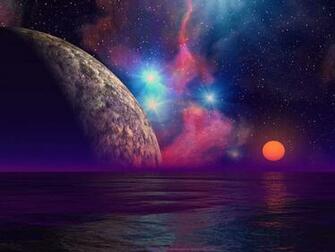 Wallpaper Alien Sunset