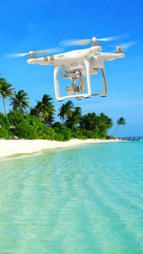 Dji Phantom Beach iPhone Wallpaper HD