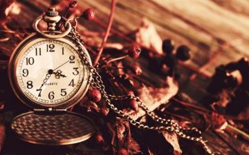 Bokeh Clock Watch Time Chain Mood Wallpaper