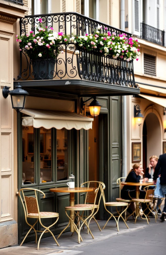 Paris Cafe Wallpaper