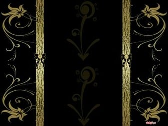 Black Gold Elegance Ger Layout Template Background