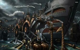 Your Wallpaper Steampunk Ship Fantasy Jpg