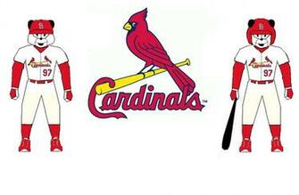 St Louis Cardinals Panda By Hbgoo