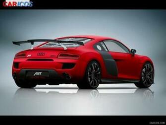 Abt Audi R8 Gtr Red Rear Wallpaper
