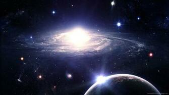 HD Swirling Galaxy Wallpaper