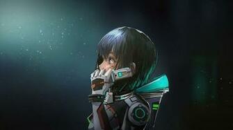 Girl Astronaut Wallpaper Top Background