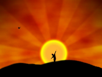Sun Rise Wallpaper Landscape And Architecture