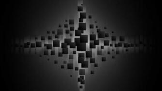 Floating Dark Squares Wallpaper