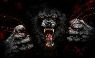 Dark Werewolf Wallpaper
