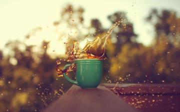 Coffee Splash Desktop Pc And Mac Wallpaper