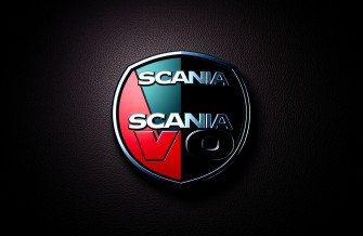Scania V8 Logo Wallpaper