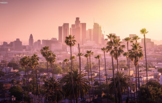 Beautiful Sunset Of Los Angeles Cities Categories S
