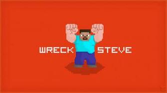 Wreck It Steve Minecraft Wallpaper By Dentvanboo