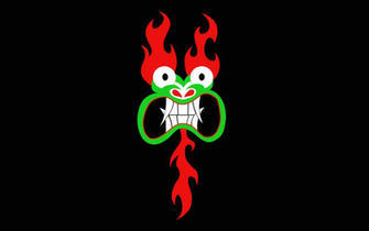 HD Wallpaper Of Aku From Samurai Jack In Plain Black Background