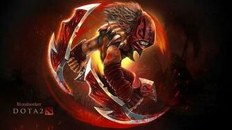 Wallpaper Dota Bloodseeker Monsters Warriors Fantasy Games