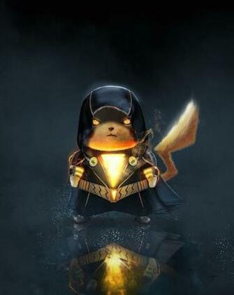 Dc Comics Comic Book Artwork Black Adam Pikachu By Imagenes De