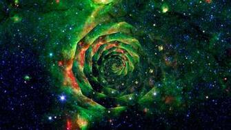 Trippy Space Wallpaper